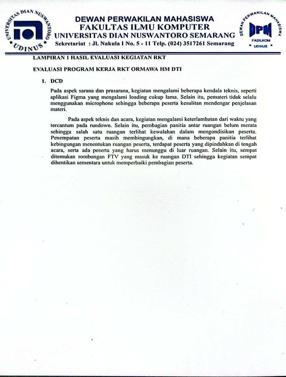 Berita Acara Hasil Evaluasi HM DTI